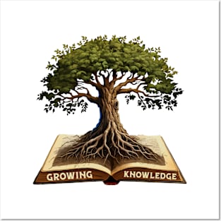 growing knowledge Posters and Art